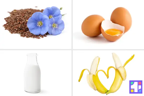 خوراکی های مفید برای گرفتگی کمر شامل تخم مرغ، شیر، موز و دانه کتان است.