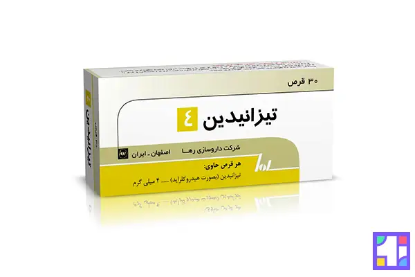 قرص تیزانیدین یک شل کننده عضلات رایج است که به طور رایج برای رفع گرفتگی عضلات به کار 