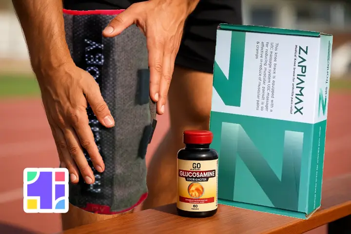 استفاده از زانوبند در کنار قرص گلوکزامین