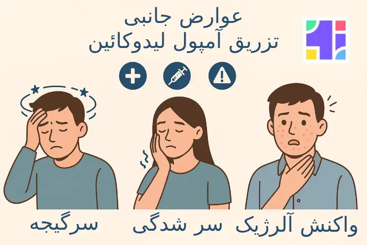 عوارض جانبی آمپول لیدوکائین