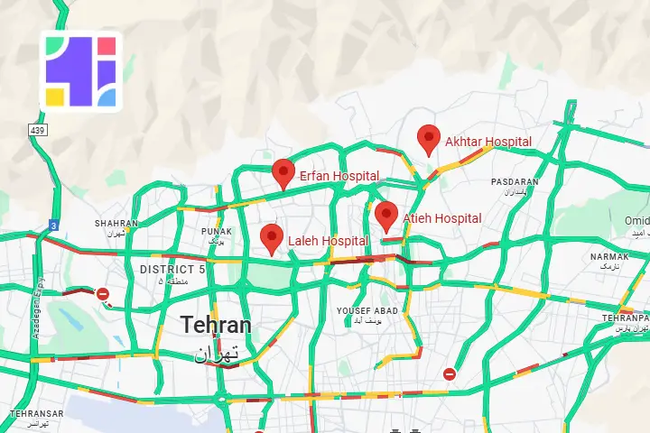 بیمارستان ارتوپدی شمال تهران