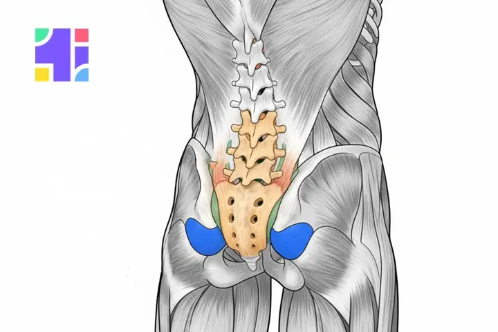 ساختار لگن و عضلات پشتی