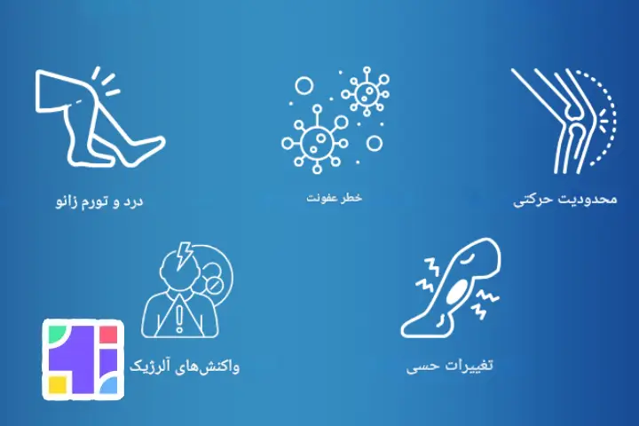 عوارض جانبی تزریق ژل زانو