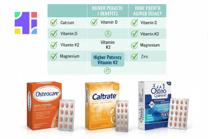 داروها و مکمل‌های مشابه قرص Osteo