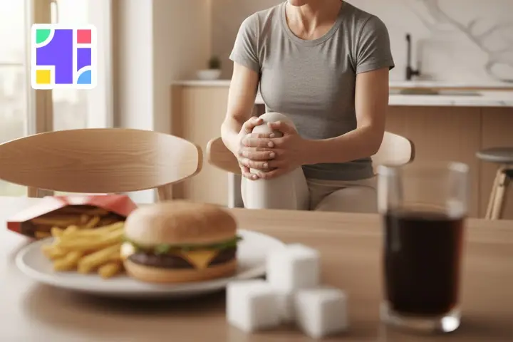 غذای مضر برای آرتروز زانو